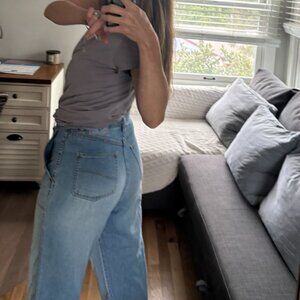 Vintage Style Wide Leg Jean • 28